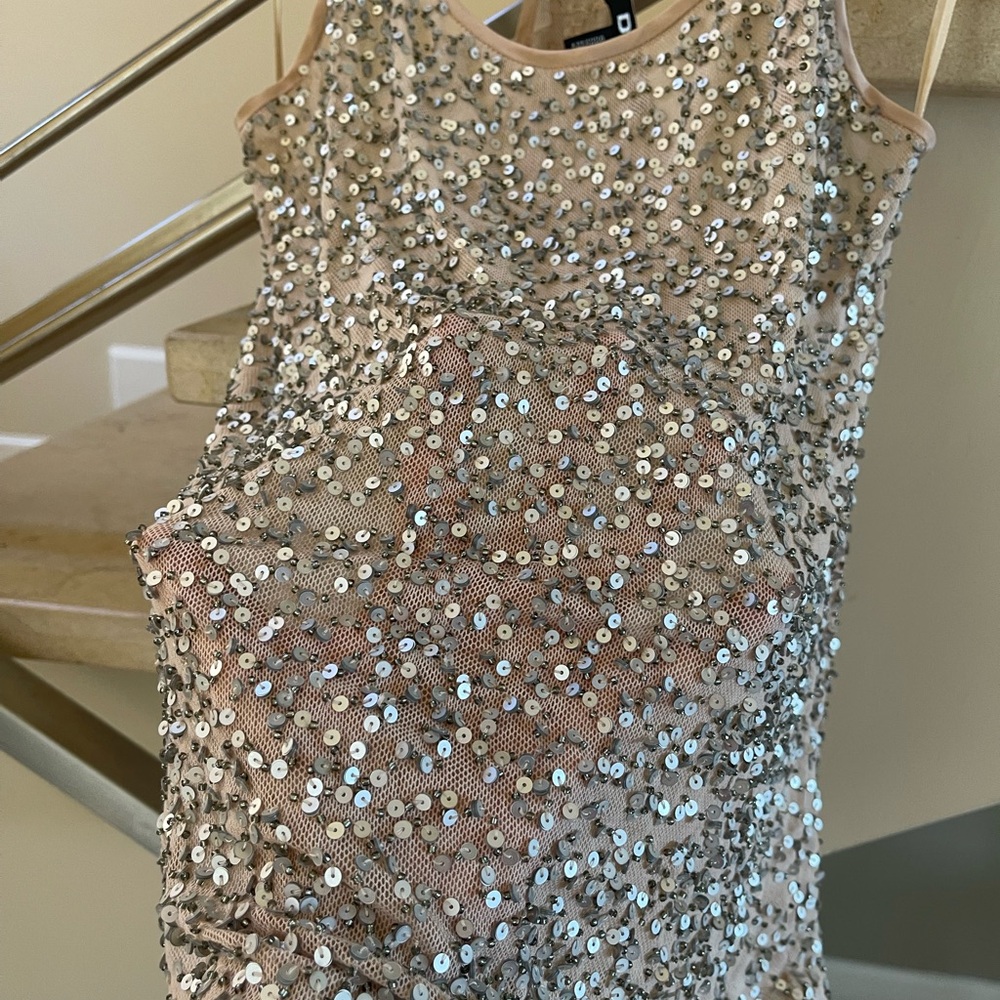 Vintage Sequin Embellished Beige Top - Picture 8 of 15